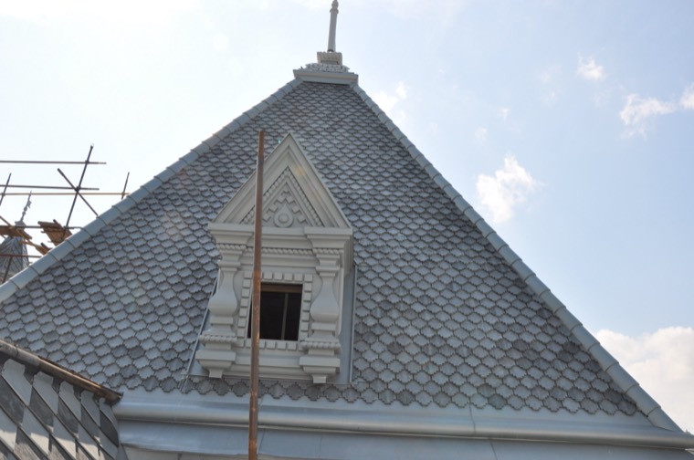 Реставрация особняка (русский модерн) — Кровля·натуральная черепица